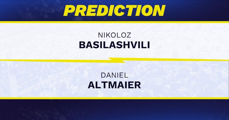 Nikoloz Basilashvili vs Daniel Altmaier Tennis Prediction.