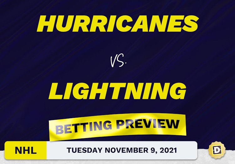 Hurricanes vs. Lightning Predictions and Odds - Nov 9, 2021