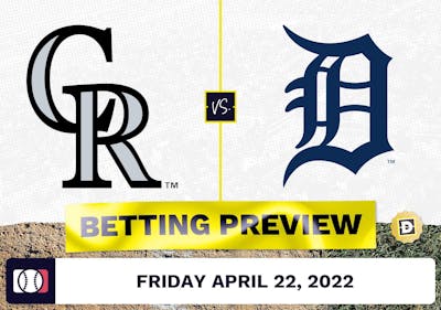 Rockies vs. Tigers Prediction and Odds - Apr 22, 2022