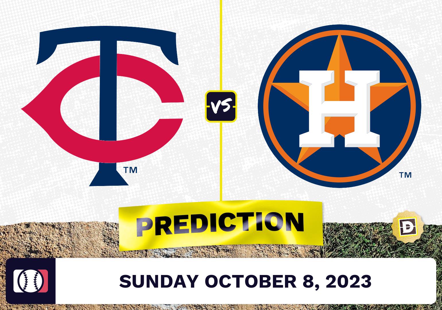 Twins vs. Astros Game 2 Prediction for MLB Sunday [10/8/2023]