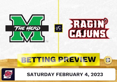 Marshall vs. Louisiana-Lafayette CBB Prediction and Odds - Feb 4, 2023