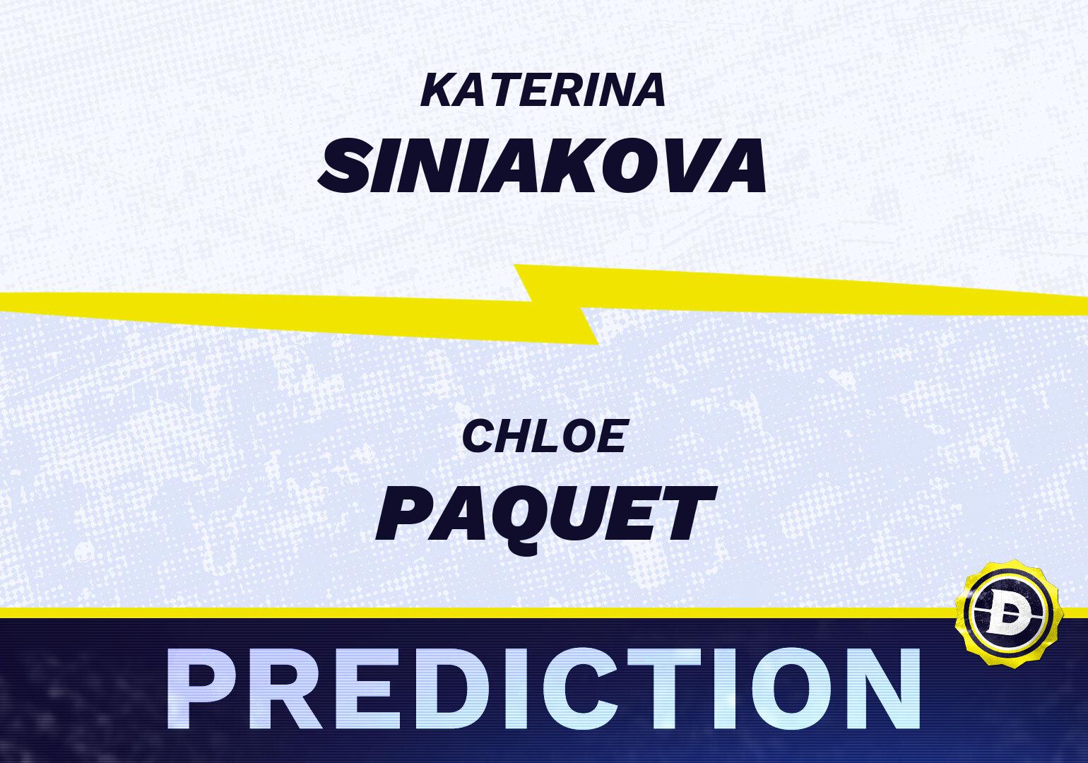 Katerina Siniakova vs. Chloe Paquet Prediction, Odds, Picks for French Open 2024