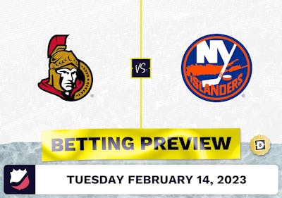 Senators vs. Islanders Prediction and Odds - Feb 14, 2023
