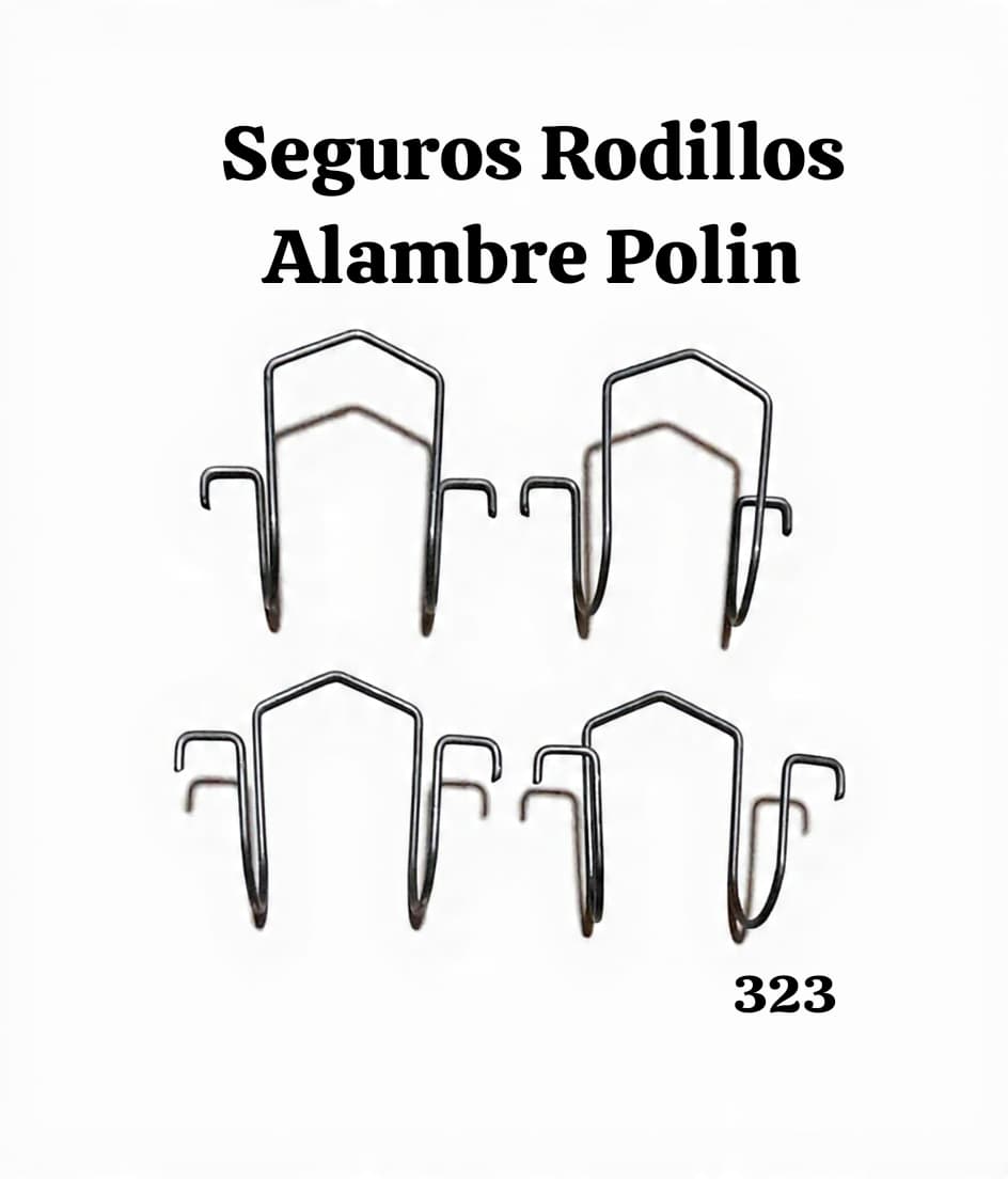 SEGUROS DE RODILLOSDE  ALAMBRE POLIN 