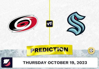 Hurricanes vs. Kraken Prediction and Odds - October 19, 2023