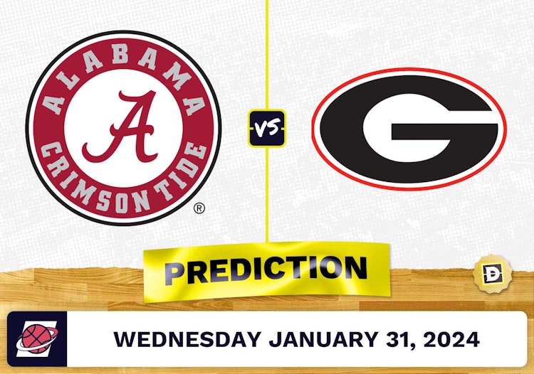 Alabama vs. Georgia Prediction, Odds, College Basketball Picks [1/31/2024]