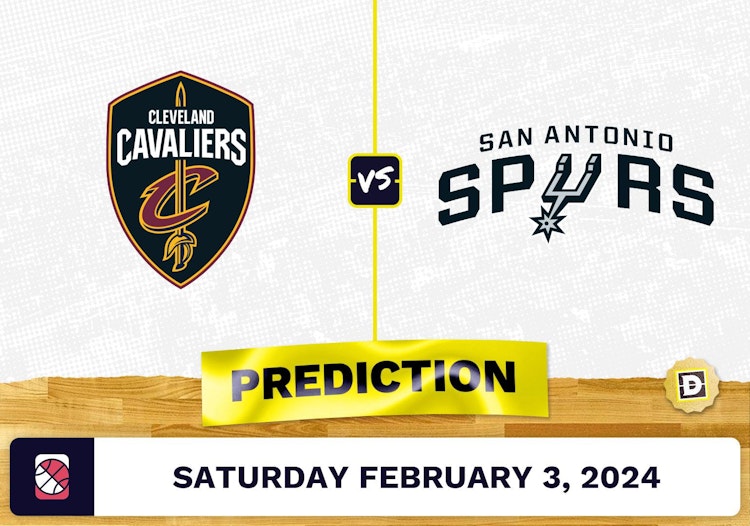 Cleveland Cavaliers vs. San Antonio Spurs Prediction, Odds, NBA Picks [2/3/2024]