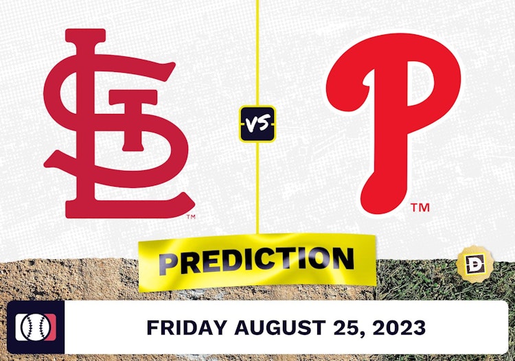 Cardinals vs. Phillies Prediction for MLB Friday [8/25/2023]