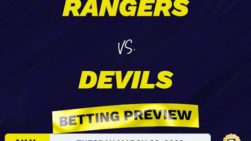 Rangers vs. Devils Predictions and Odds - Mar 22, 2022