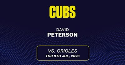 David Peterson projections July 9: Strikeouts, outs, and earned runs vs. Orioles [2026]