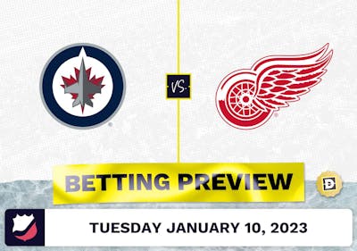 Jets vs. Red Wings Prediction and Odds - Jan 10, 2023