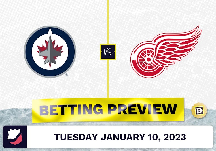 Jets vs. Red Wings Prediction and Odds - Jan 10, 2023