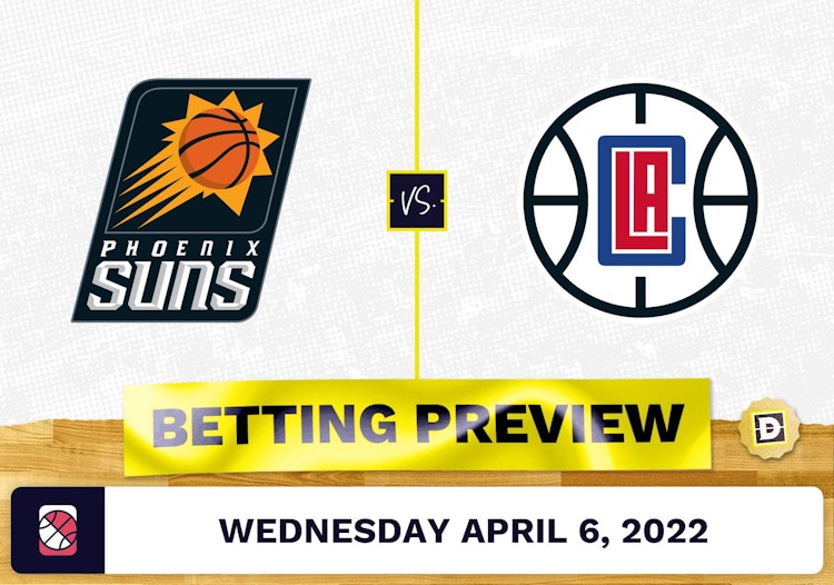 Suns vs. Clippers Prediction and Odds - Apr 6, 2022