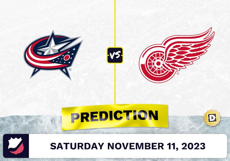 Blue Jackets vs. Red Wings Prediction and Odds - November 11, 2023