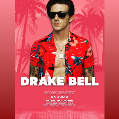 Drake Bell | Pink Party @ Hotel Riu Cancun
