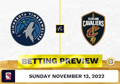 Timberwolves vs. Cavaliers Prediction and Odds - Nov 13, 2022