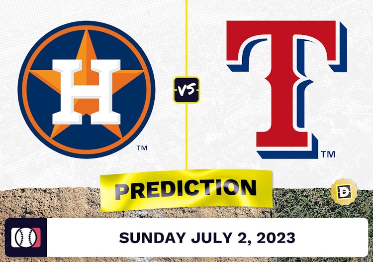 Astros vs. Rangers Prediction for MLB Sunday [7/2/2023]