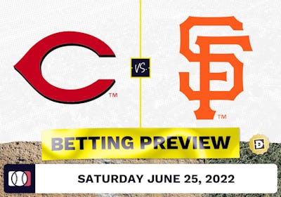 Reds vs. Giants Prediction and Odds - Jun 25, 2022
