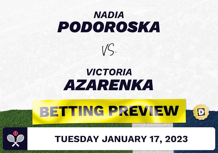 Nadia Podoroska vs. Victoria Azarenka Predictions - Jan 18, 2023