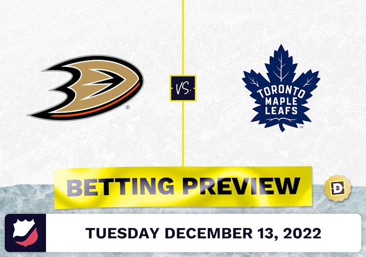 Ducks vs. Maple Leafs Prediction and Odds - Dec 13, 2022