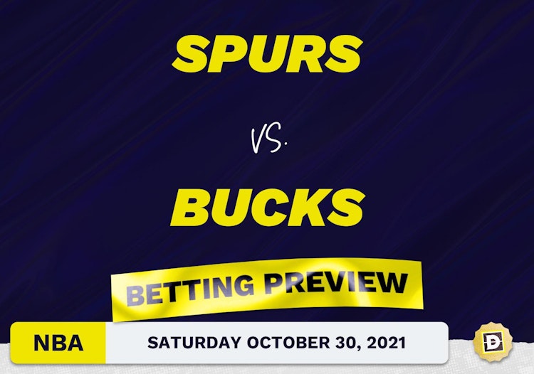 Spurs vs. Bucks Predictions and Odds - Oct 30, 2021