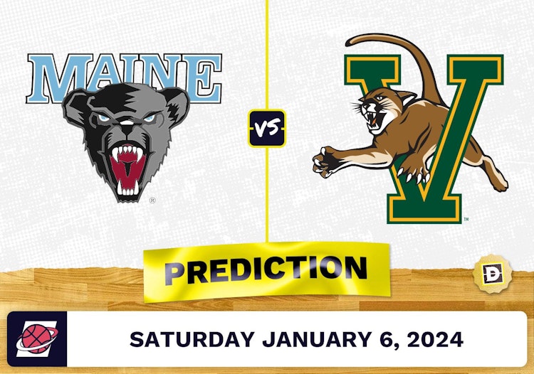 Maine vs. Vermont Prediction, Odds, College Basketball Picks  [1/6/2024]