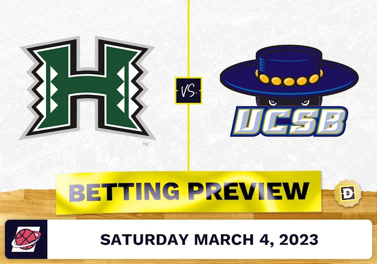 Hawaii vs. UC Santa Barbara CBB Prediction and Odds - Mar 4, 2023