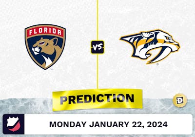 Florida Panthers vs. Nashville Predators Prediction, Odds, NHL Picks [1/22/2024]