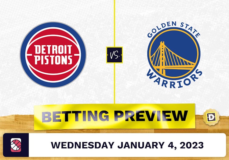 Pistons vs. Warriors Prediction and Odds - Jan 4, 2023