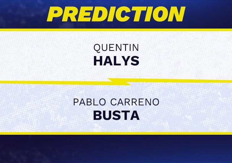 Quentin Halys vs Pablo Carreno Busta Tennis Prediction.