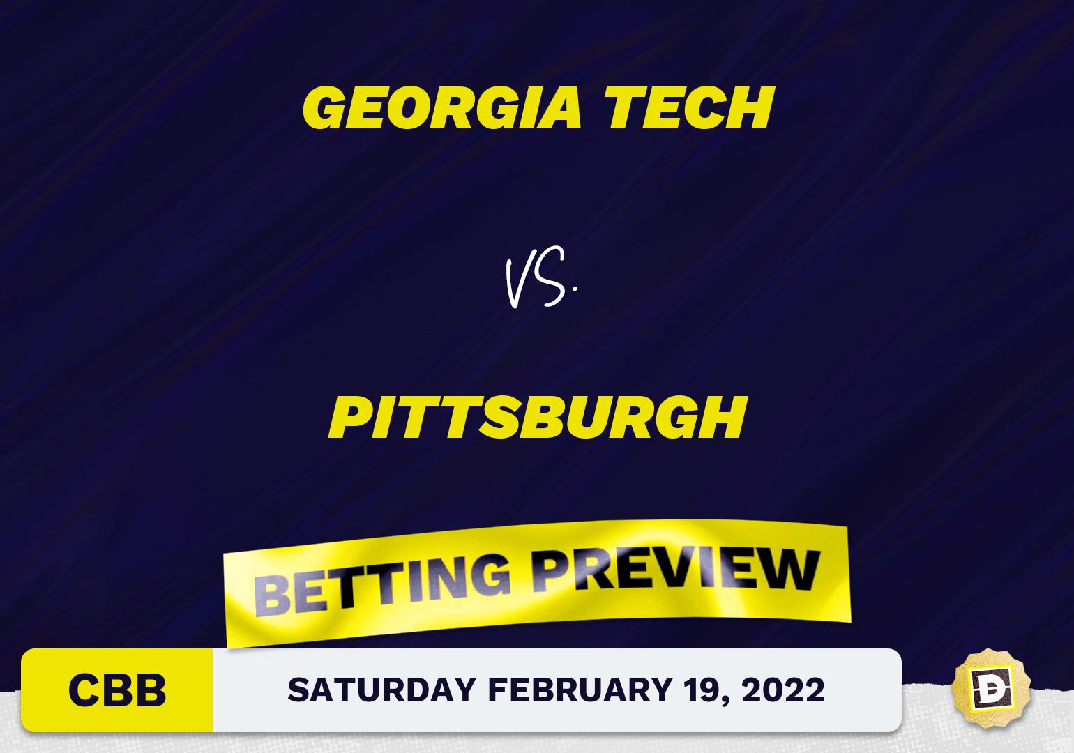 Georgia Tech vs. Pittsburgh CBB Predictions and Odds - Feb 19, 2022