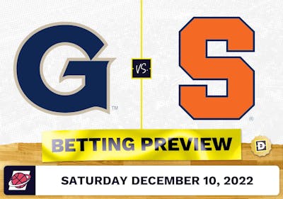 Georgetown vs. Syracuse CBB Prediction and Odds - Dec 10, 2022