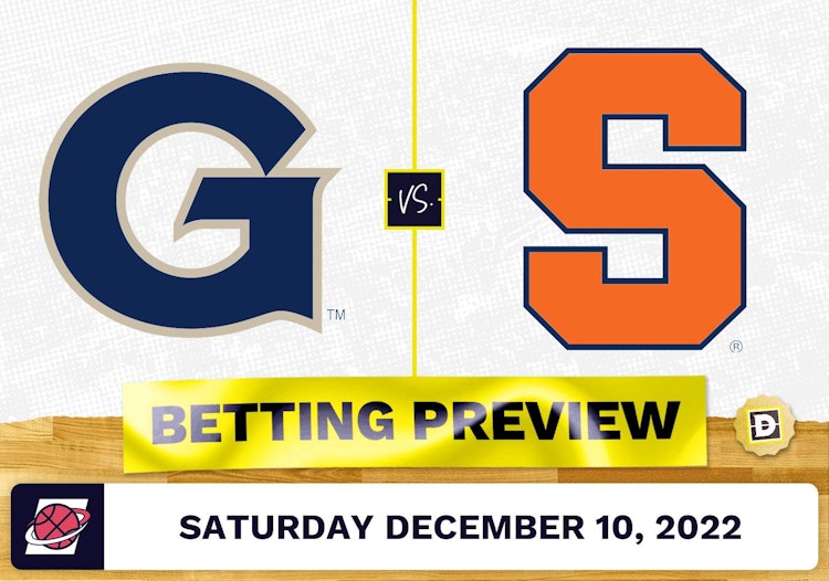 Georgetown vs. Syracuse CBB Prediction and Odds - Dec 10, 2022