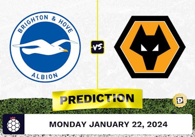 Brighton vs. Wolves Prediction, Odds, Premier League Picks  [1/22/2024]
