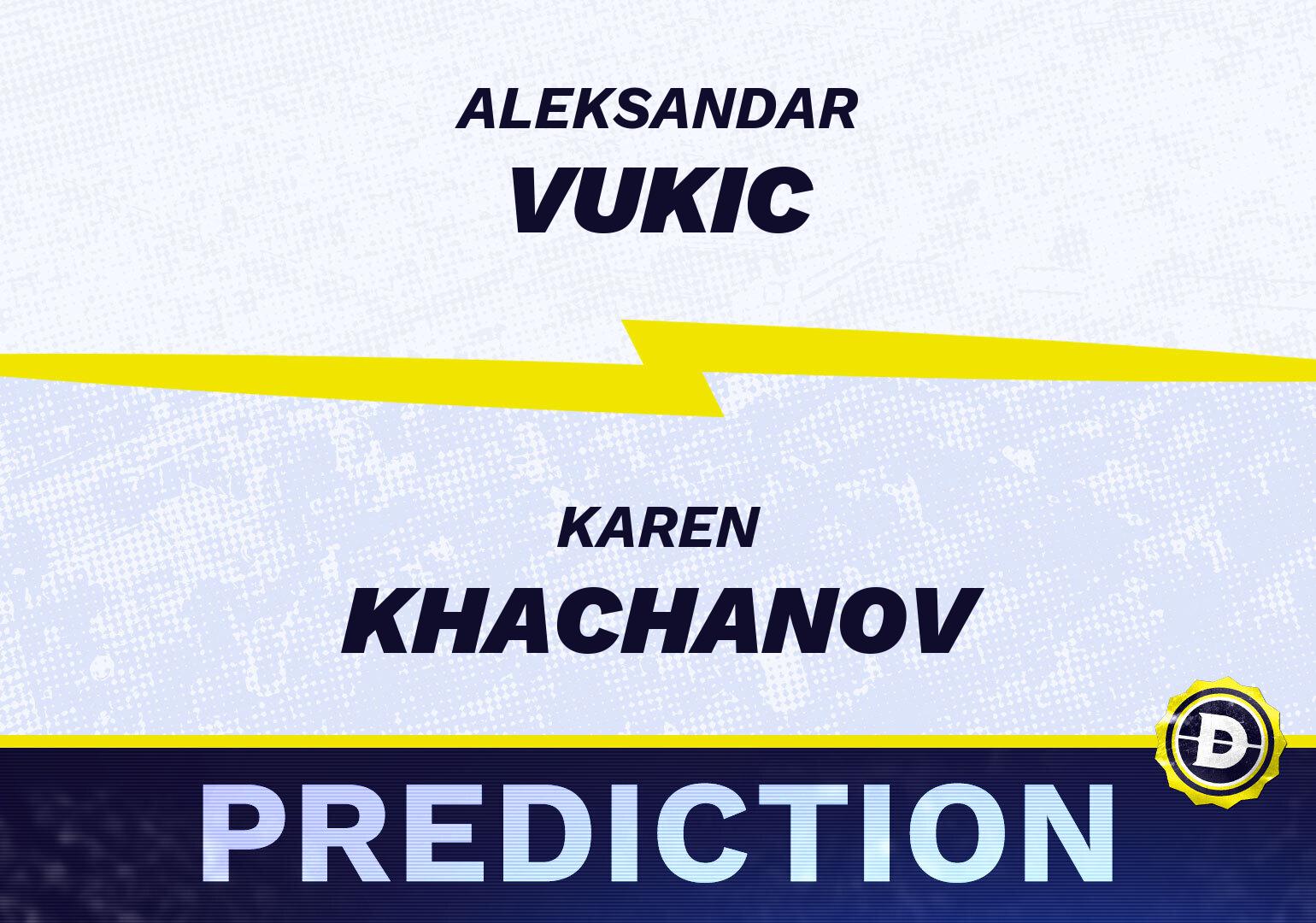 Aleksandar Vukic vs. Karen Khachanov Prediction, Odds, Picks for ATP Libema Open 2024