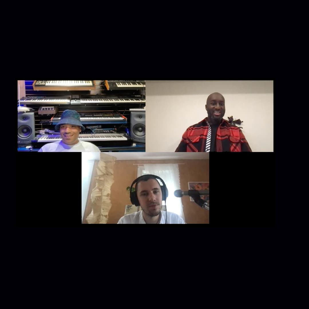 Virgil Abloh™ with Omar S and Alex from BadBadNotGood