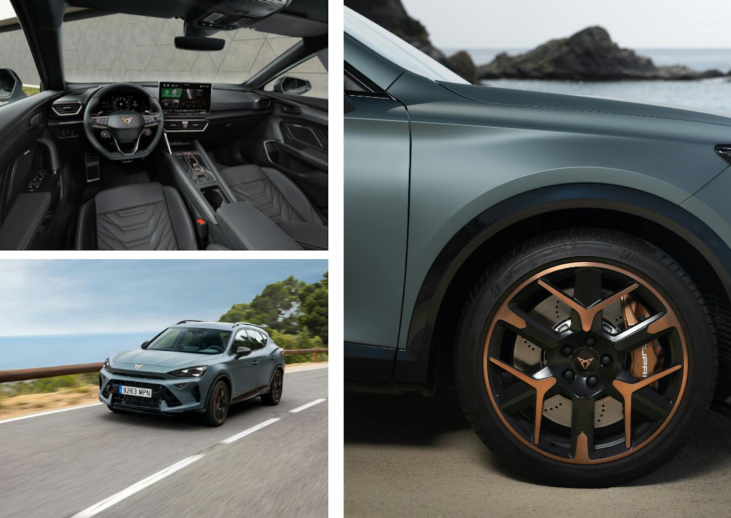 Das Interior und Exterior des Cupra Formentor.