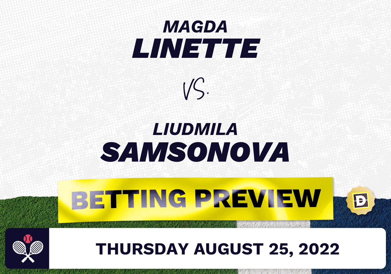 Magda Linette vs. Liudmila Samsonova Predictions - Aug 25, 2022