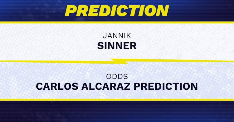 Jannik Sinner vs Carlos Alcaraz Tennis Prediction.