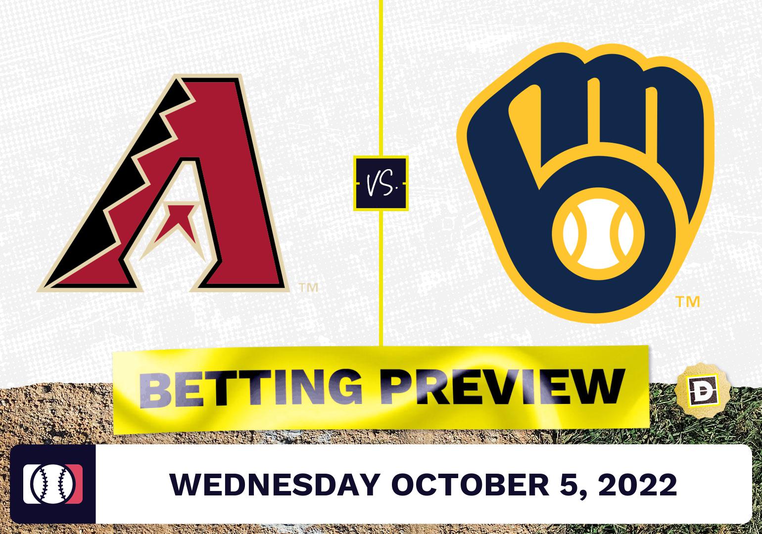 Diamondbacks vs. Brewers Prediction and Odds - Oct 5, 2022
