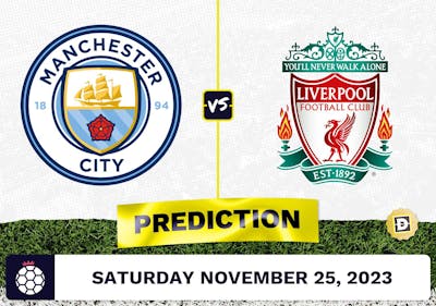 Manchester City vs. Liverpool Prediction and Odds - November 25, 2023