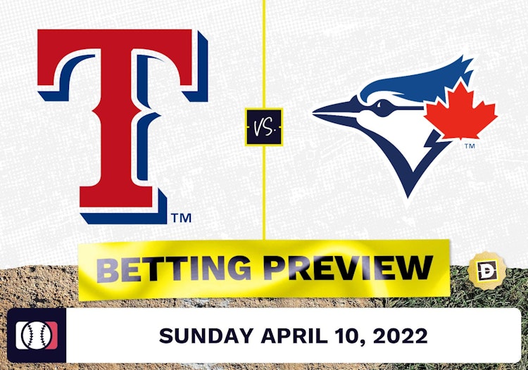 Rangers vs. Blue Jays Prediction and Odds - Apr 10, 2022