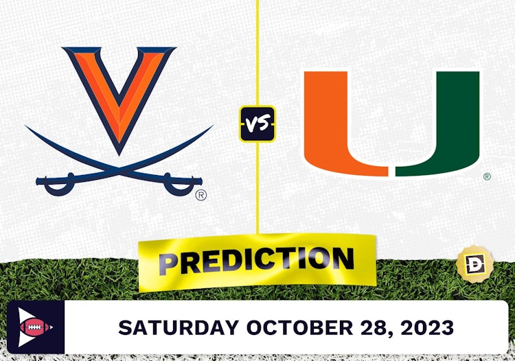 Virginia vs. Miami Florida CFB Prediction and Odds - October 28, 2023