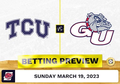 TCU vs. Gonzaga March Madness Prediction - Mar 19, 2023
