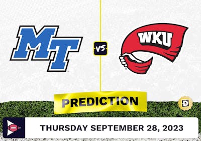 Middle Tennessee vs. Western Kentucky CFB Prediction and Odds - September 28, 2023