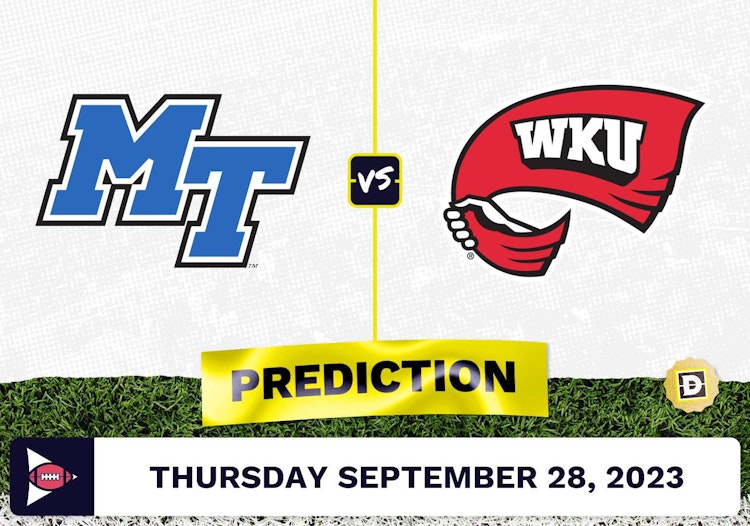 Middle Tennessee vs. Western Kentucky CFB Prediction and Odds - September 28, 2023