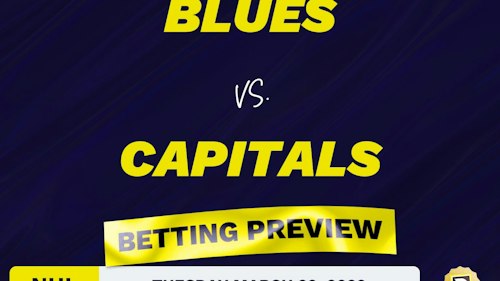 Blues vs. Capitals Predictions and Odds - Mar 22, 2022