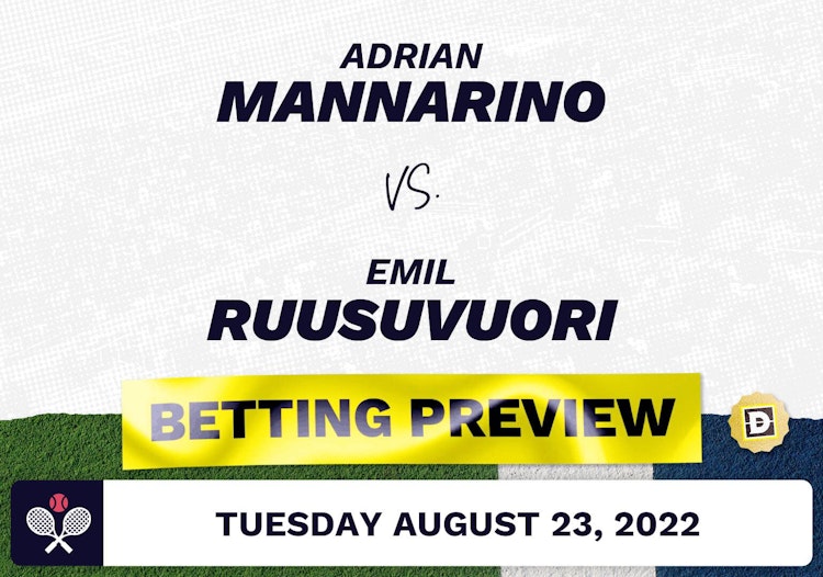 Adrian Mannarino vs. Emil Ruusuvuori Predictions - Aug 23, 2022