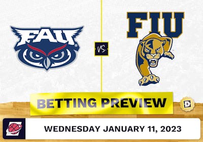 Florida Atlantic vs. Florida International CBB Prediction and Odds - Jan 11, 2023