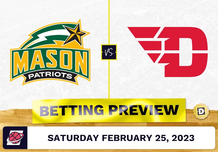 George Mason vs. Dayton CBB Prediction and Odds - Feb 25, 2023